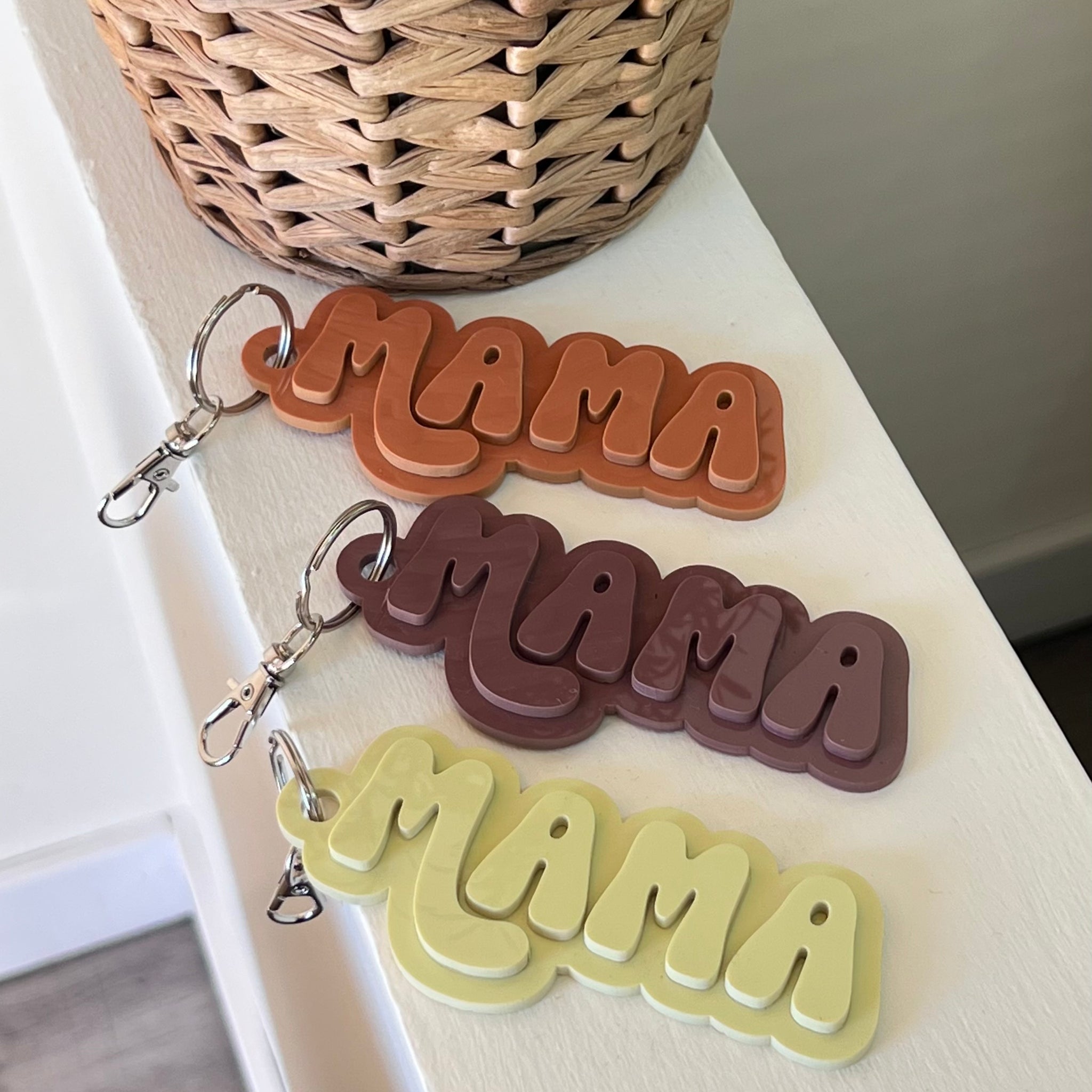 Sawdust & Stain - Mama Keychain