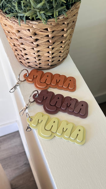 Sawdust & Stain - Mama Keychain