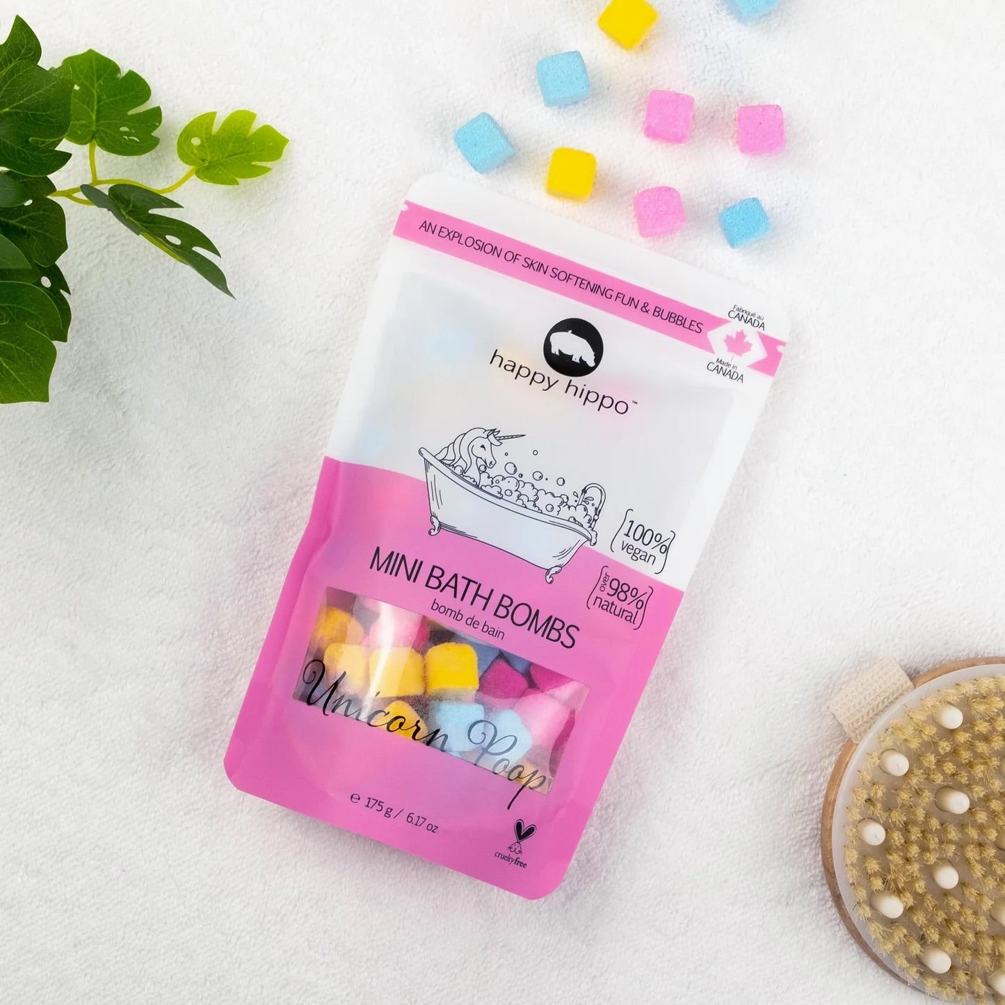 Happy Hippo - Unicorn Poop Mini Bubble Bombs