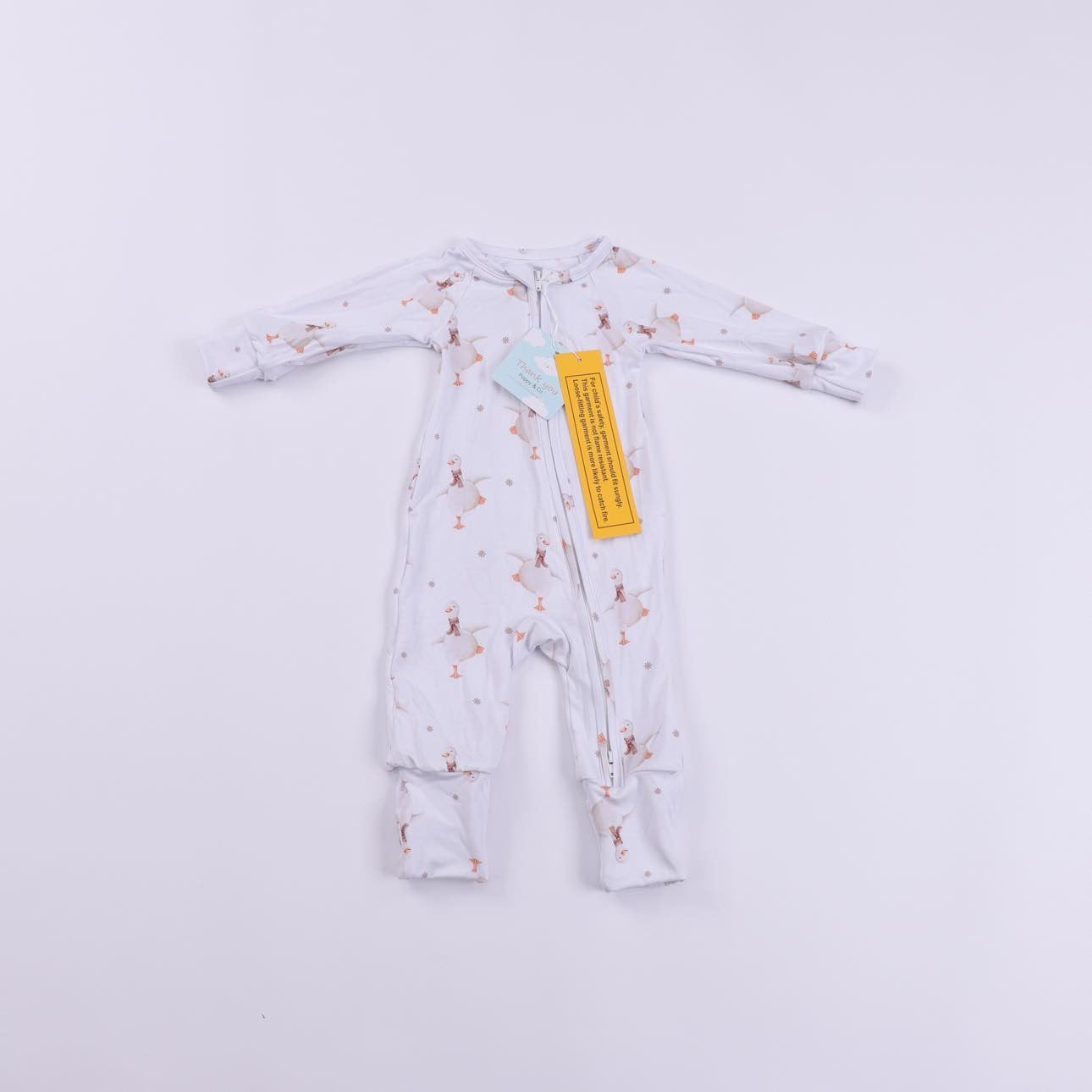 Poppy and Co - Winter Goose Bamboo Onesie