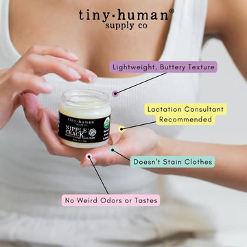 Tiny Human Supply Co - Nipple Crack™ Organic Nipple Balm 1.8oz