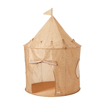 3 Sprouts - Recycled Fabric Play Tent Castle - Terrazzo Clay