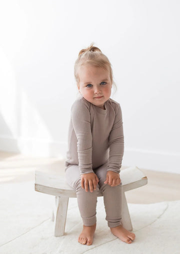 Poppy & Co. - Organic Cotton Ribbed Two Piece Cozy Sets