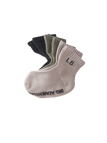 LITTLE BIPSY - SOCK 3-PACK - ARMY CAMO