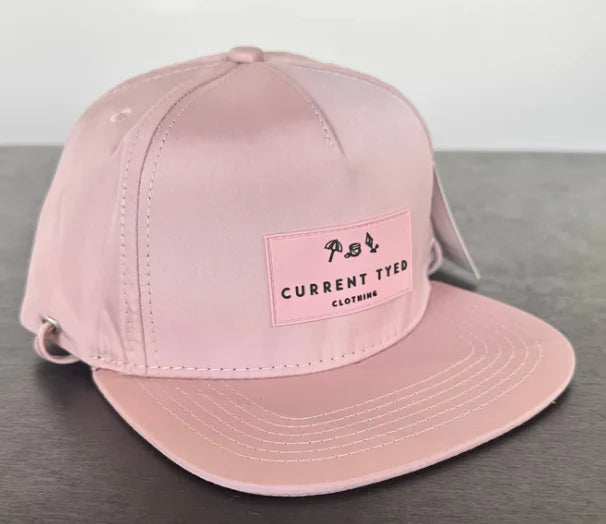 Current Tyed - Classic Waterproof Snapback Hat - Blush