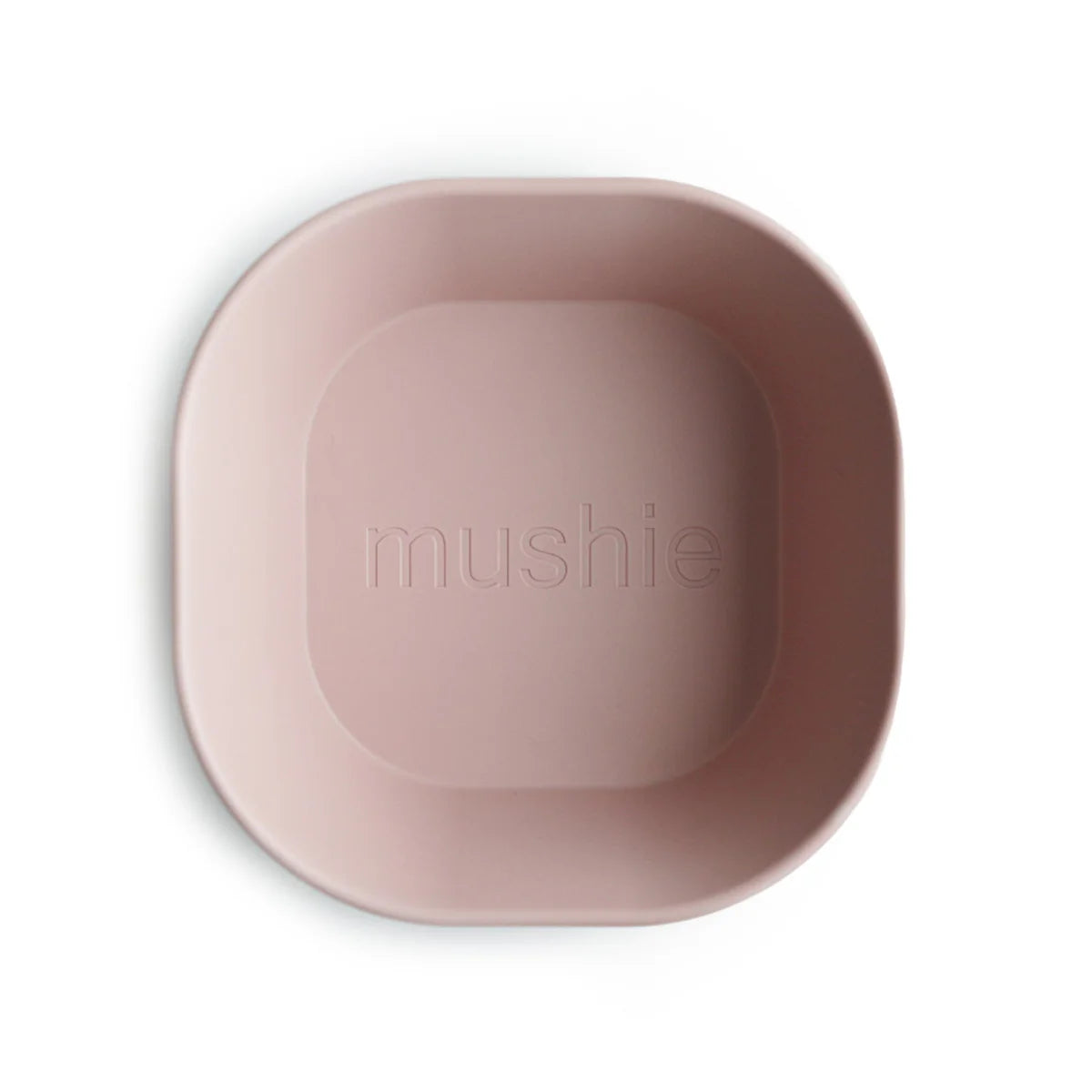 Mushie - Square Dinnerware Bowl - Set of 2 - Blush