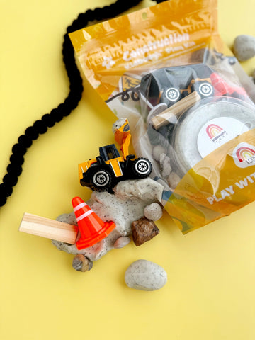 Earthgrown KidDough - Construction (Cookies & Cream) Play Kit