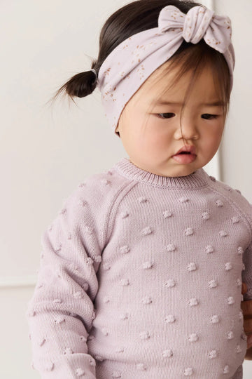 Jamie Kay - Dotty Knit Jumper - Muted Violet