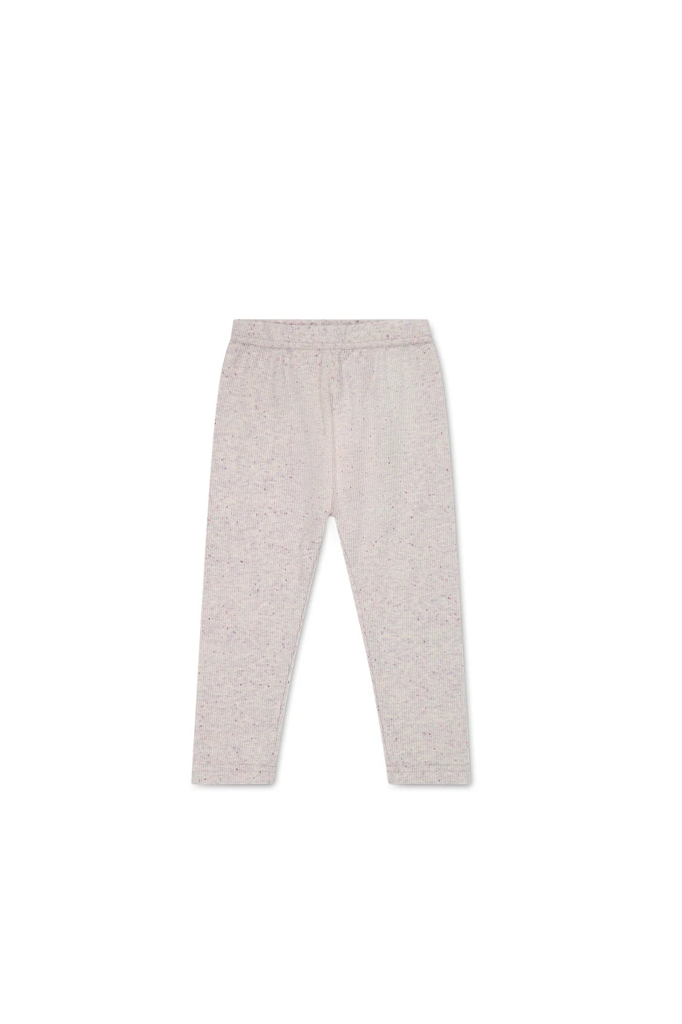 Jamie Kay - Organic Cotton Fine Rib Legging - Lavender Fleck