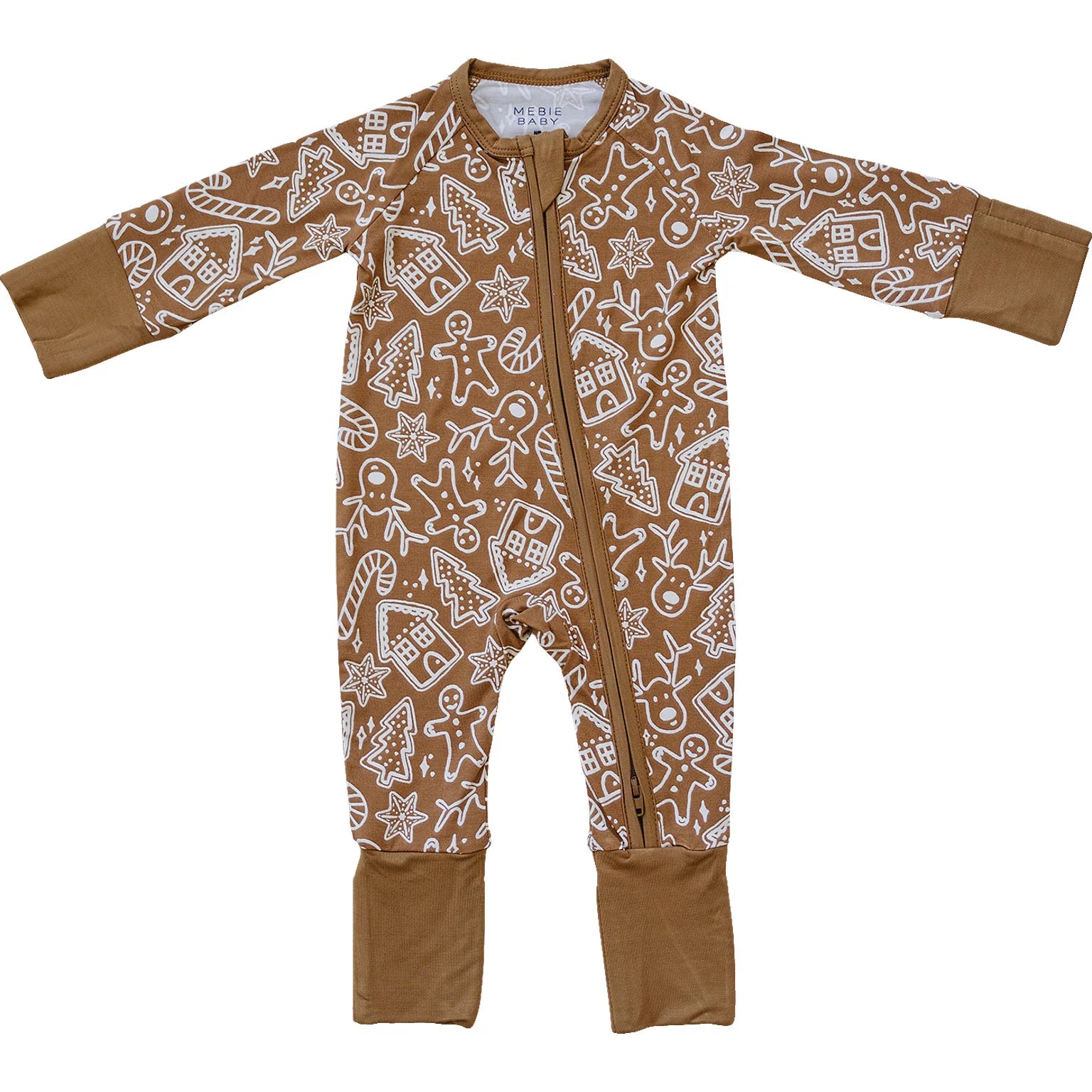 Mebie Baby - Gingerbread Bamboo Zipper