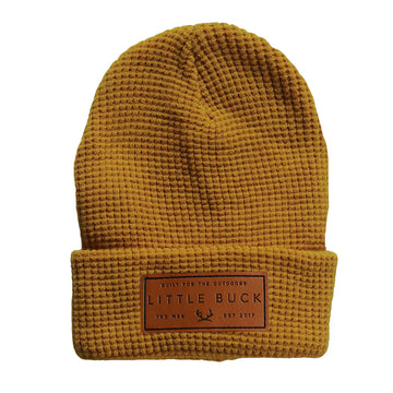 Little Buck - Waffle Cabin Beanie - Harvest Gold