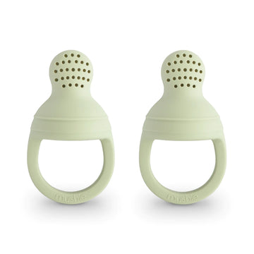 Mushie - Silicone Fresh Food Feeder 2-Pack Sage