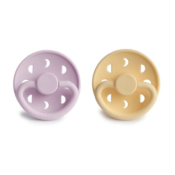 FRIGG Silicone Baby Pacifier | 2-Pack - Soft Lilac/Daffodil