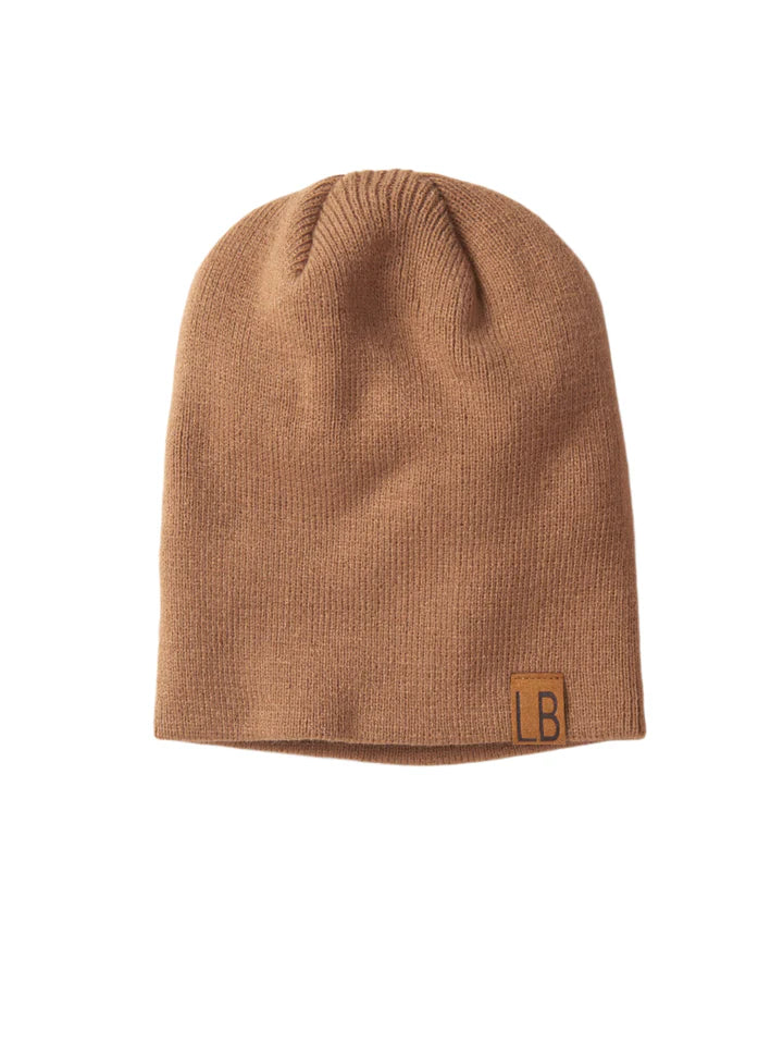 LITTLE BIPSY - KNIT BEANIE - CARAMEL