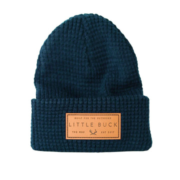 Little Buck - Waffle Cabin Beanie - Navy