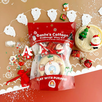 Earthgrown KidDough - Santa's Cottage (Milk & Cookies) Play Kit