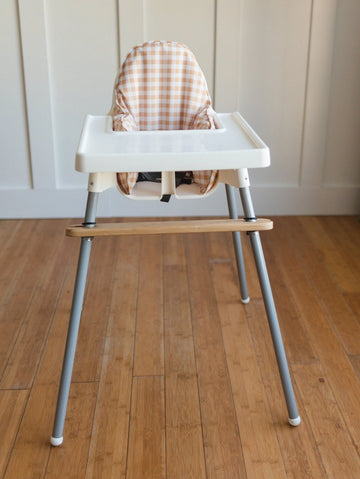 Yellow Gingham Cover + Cushion - Ikea Antilop