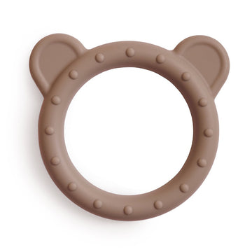 Mushie - Bear Teether (Natural)